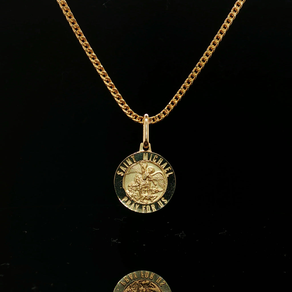 Saint Michael Medallion Chain Set