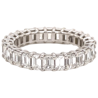 Emerald Diamond Eternity Band