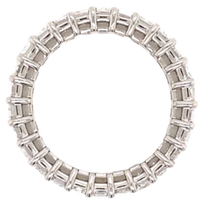 Emerald Diamond Eternity Band