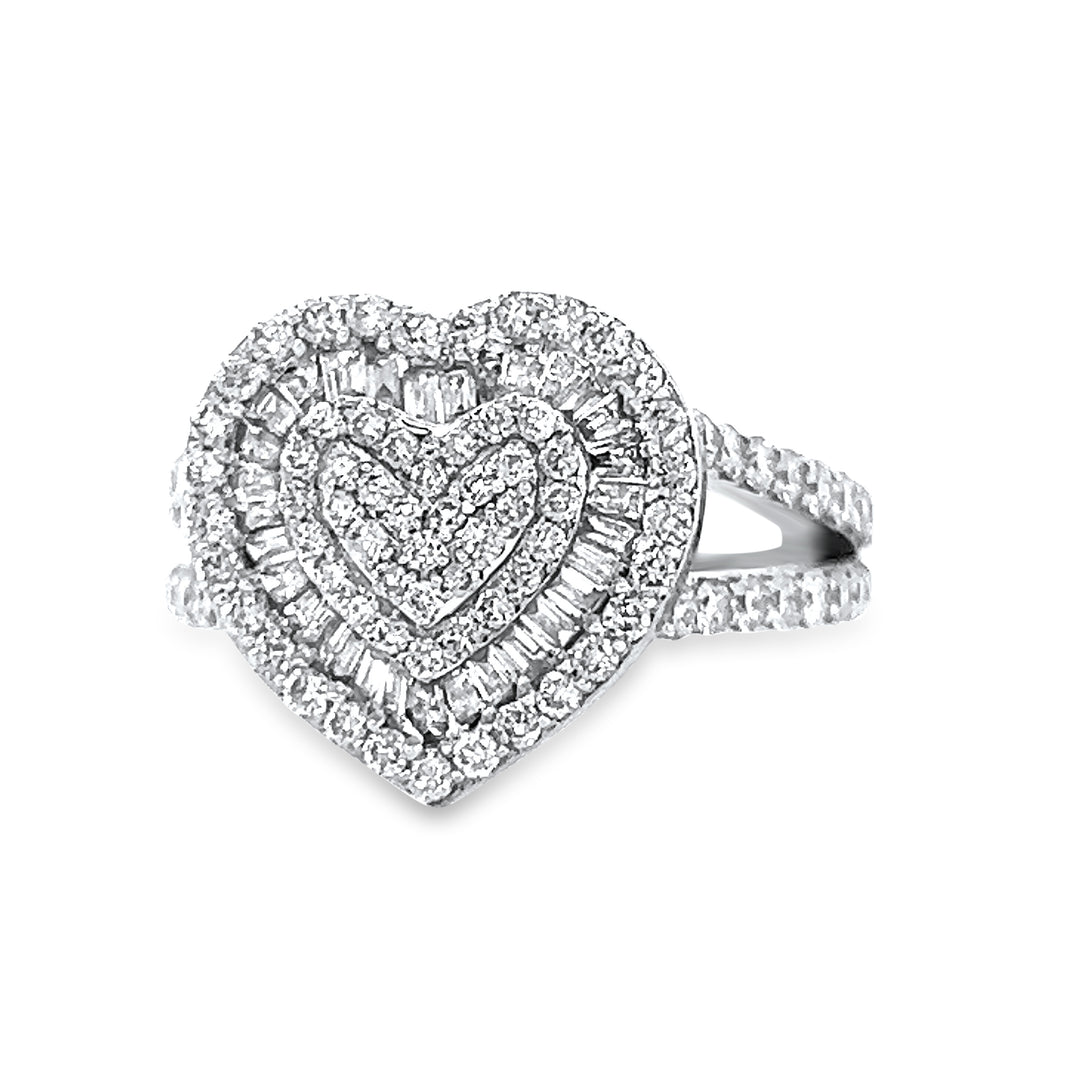 Eternal Diamond Heart Ring