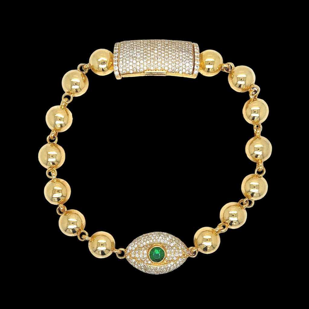 Diamond Evil Eye Bracelet