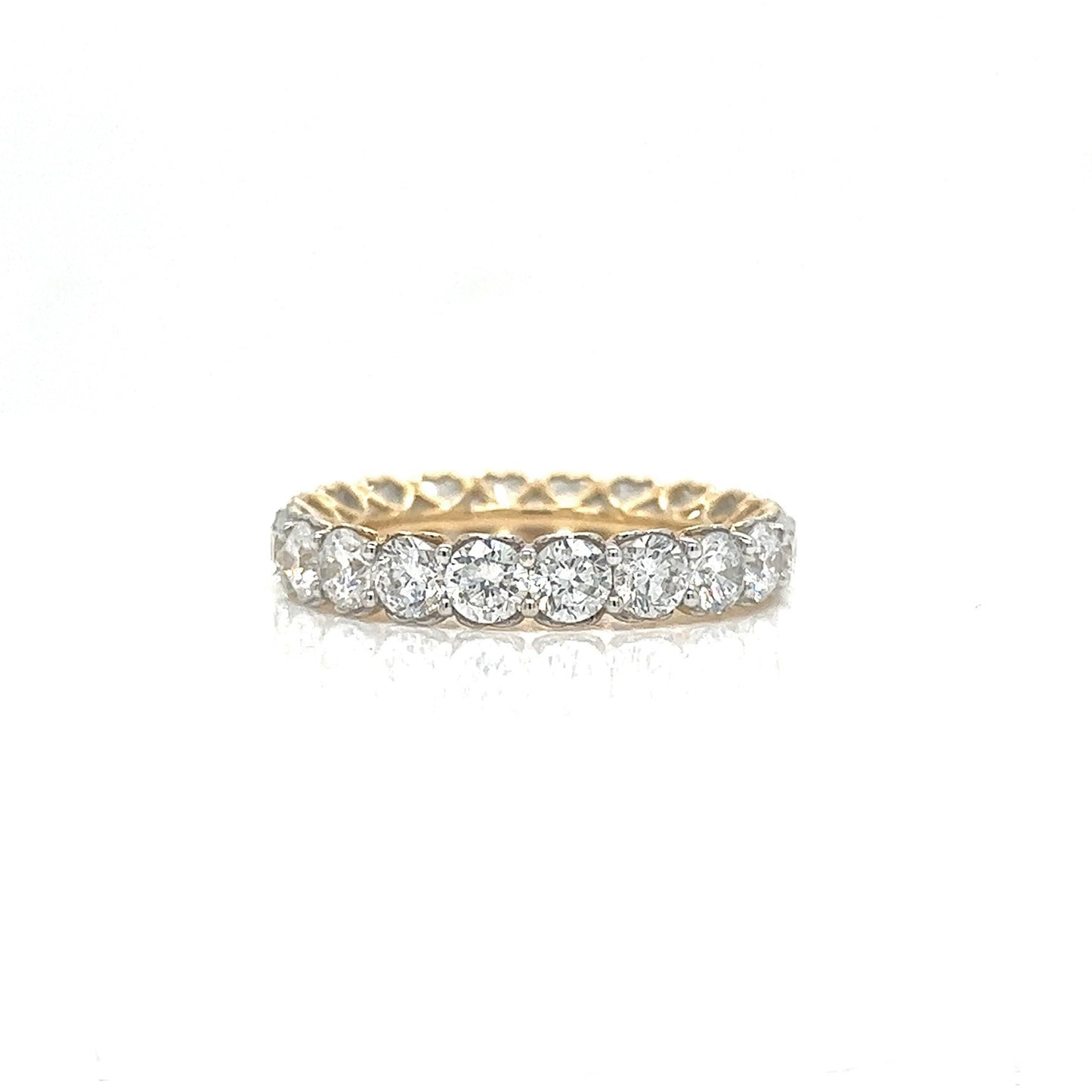 Round-Cut Lab Diamond Eternity Ring