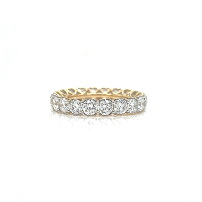 Round-Cut Lab Diamond Eternity Ring
