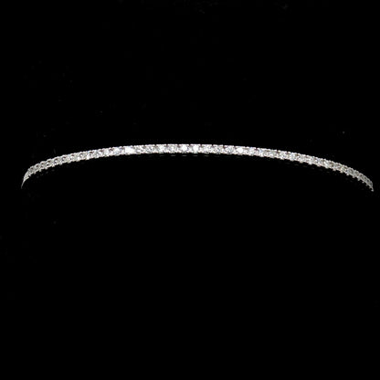 Natural 15pt Flexible Diamond Tennis Bangle