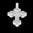 Diamond Small Medieval Cross Pendant