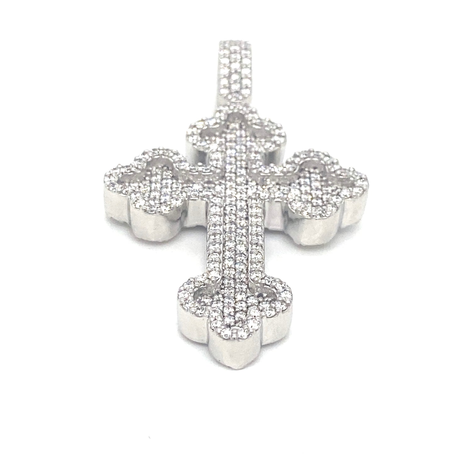 Diamond Small Medieval Cross Pendant