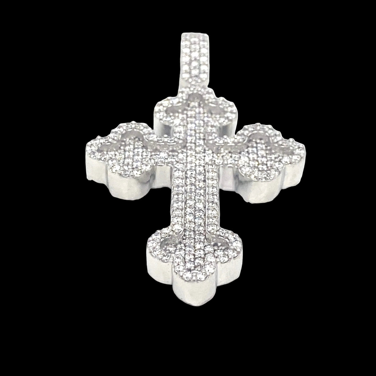 Diamond Small Medieval Cross Pendant
