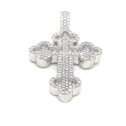 Diamond Small Medieval Cross Pendant