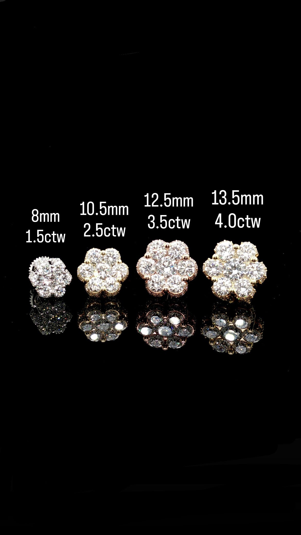 VVS Flower Studs