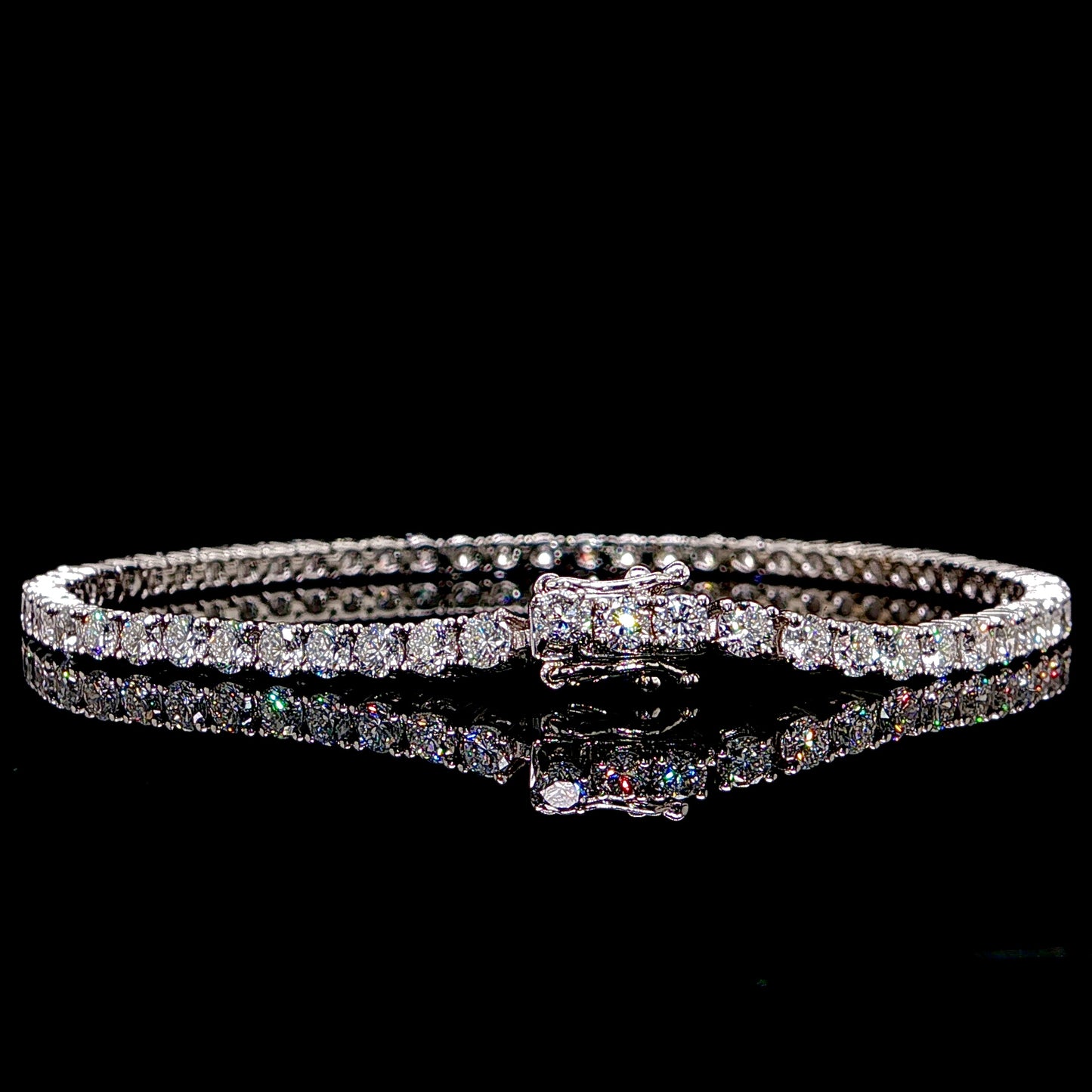 10Kt Lab Diamond Tennis Bracelet