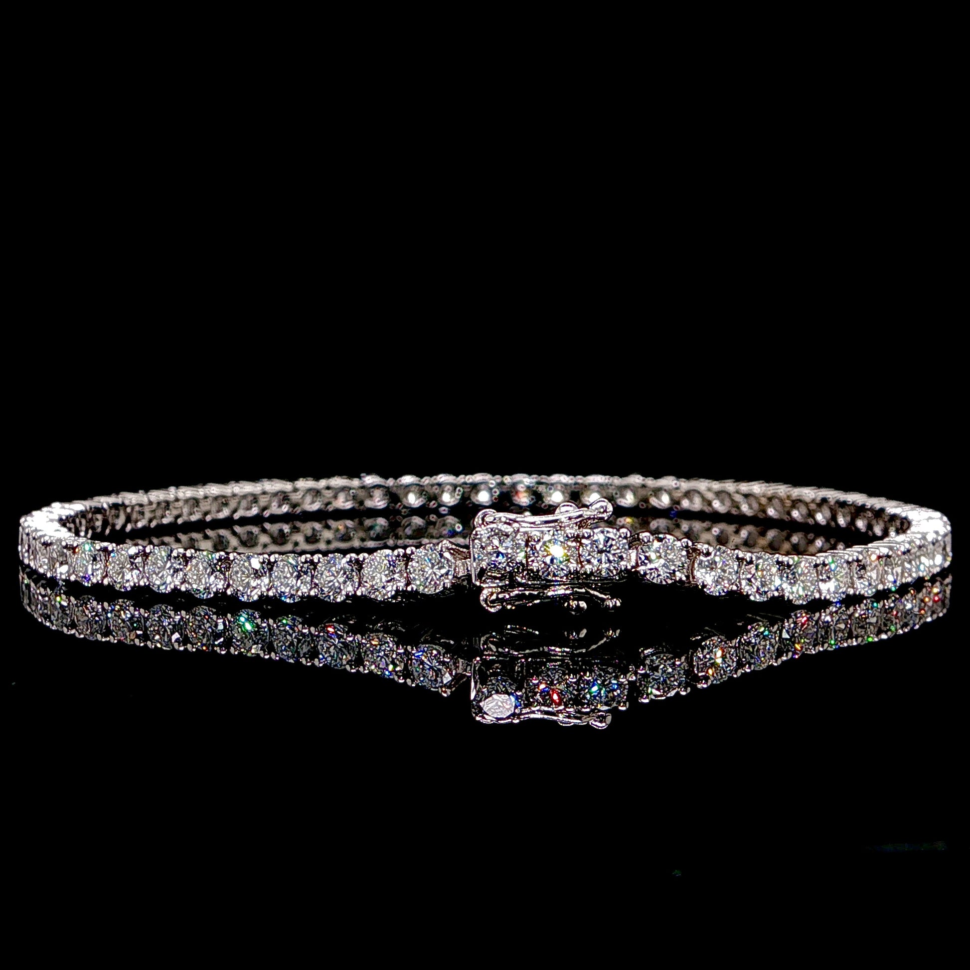 10Kt Lab Diamond Tennis Bracelet