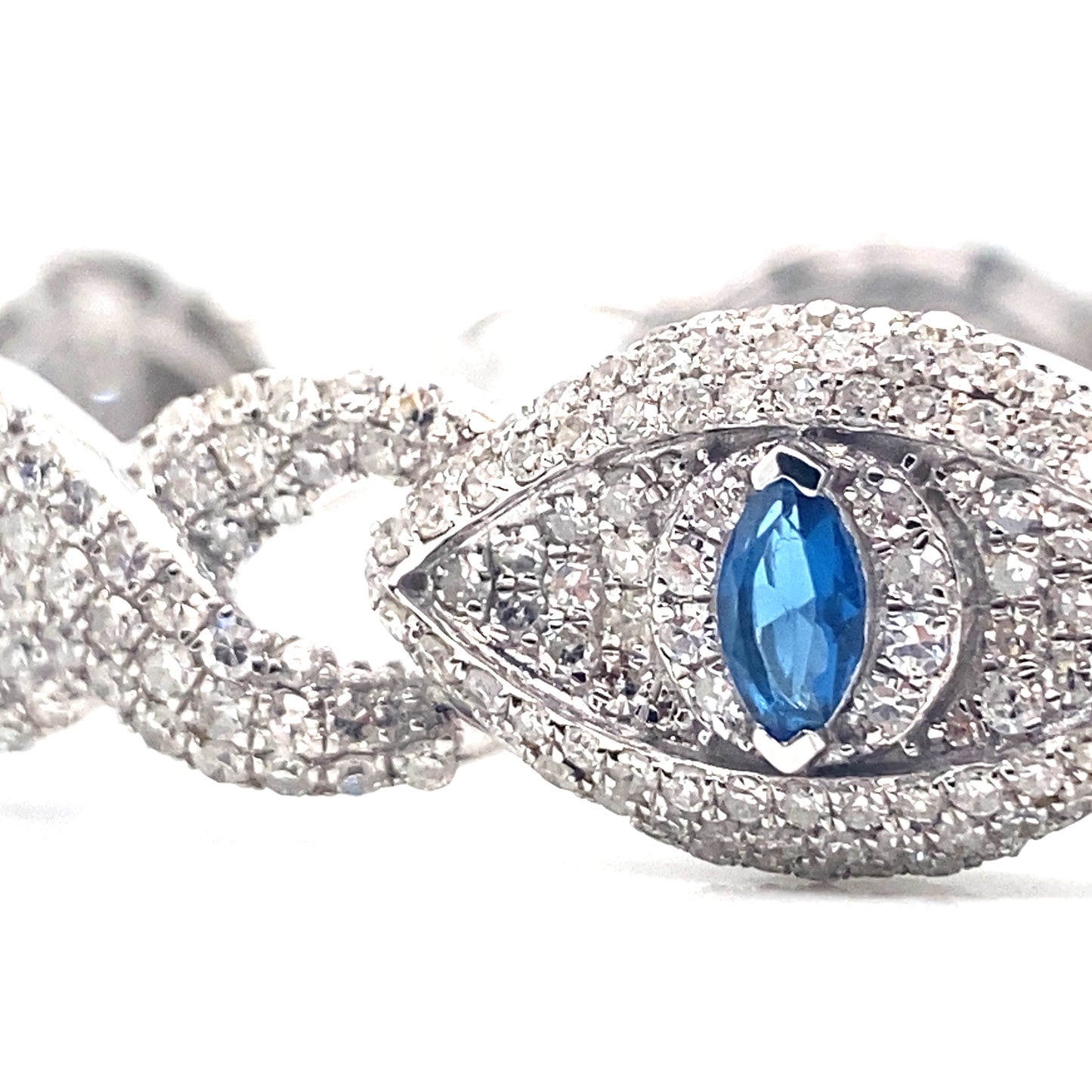Diamond Evil Eye Bracelet