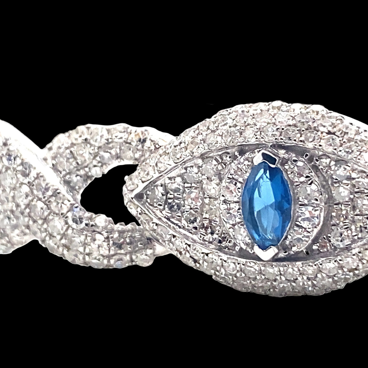 Diamond Evil Eye Bracelet