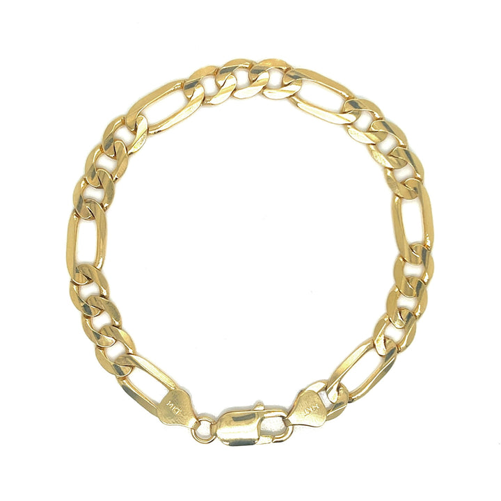 Solid Figaro Link Bracelets