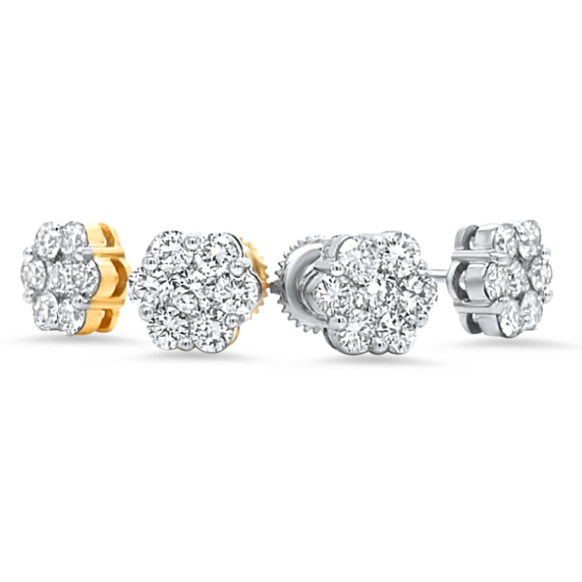 Flower Diamond Studs