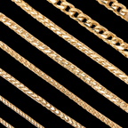 Solid 14k Gold Franco Chains