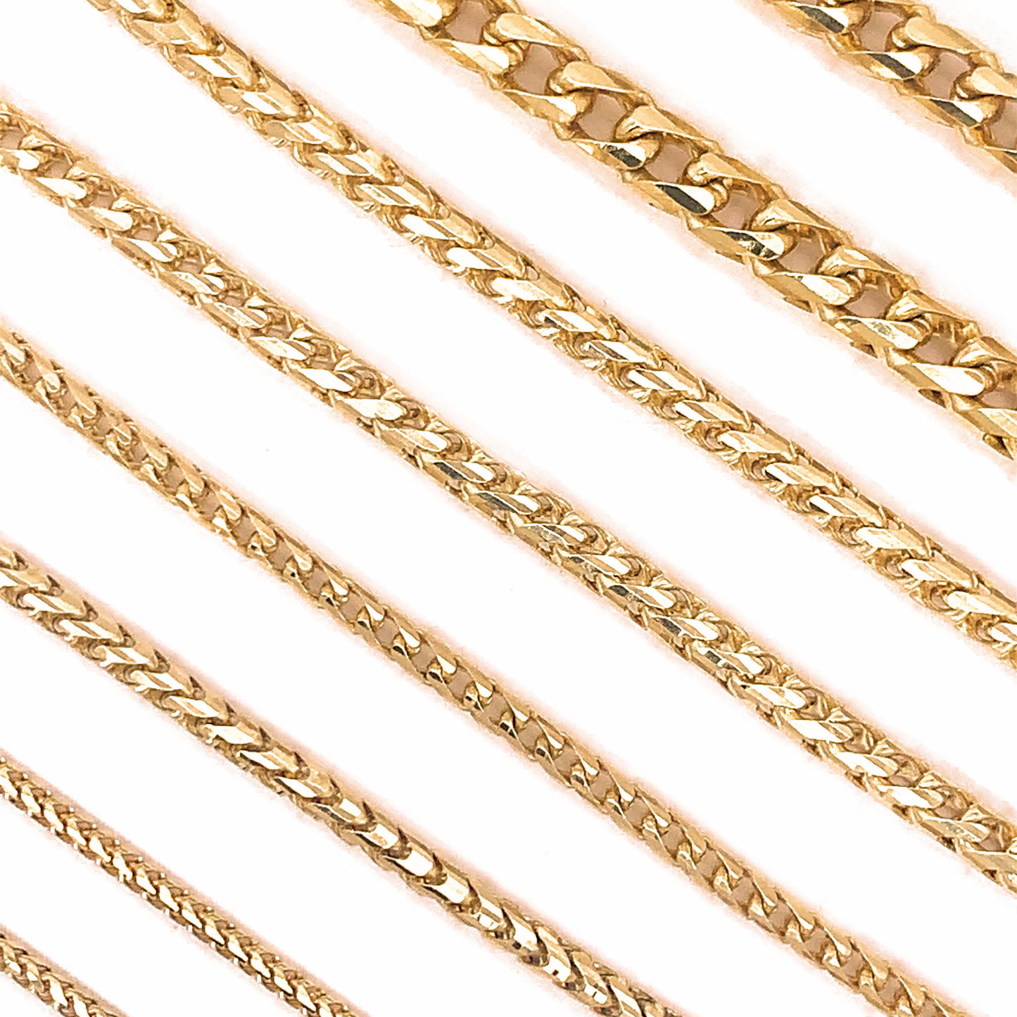 Solid Gold Franco Chains