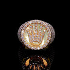 14K Diamond Crown Ring