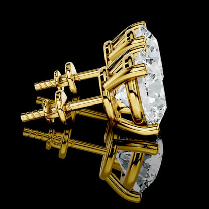 3CT Lab Diamond Stud Earrings