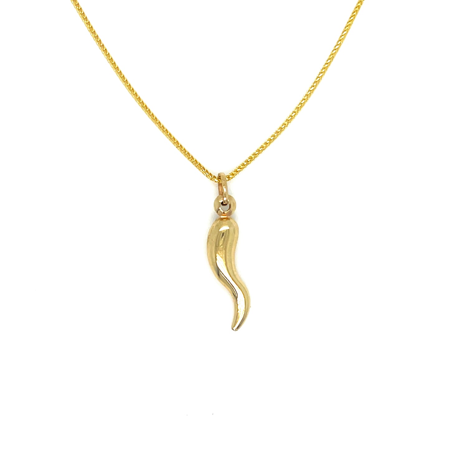 Italian Horn and Chain Set