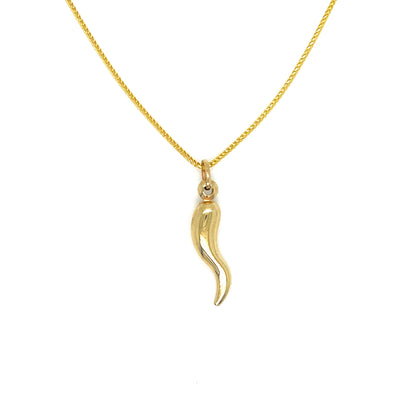 Italian Horn and Chain Set