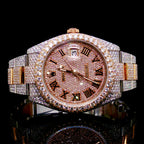 Diamond Rolex 41mm Rose Gold