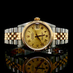 Lady's Rolex Datejust 31MM Two Tone Yellow Gold