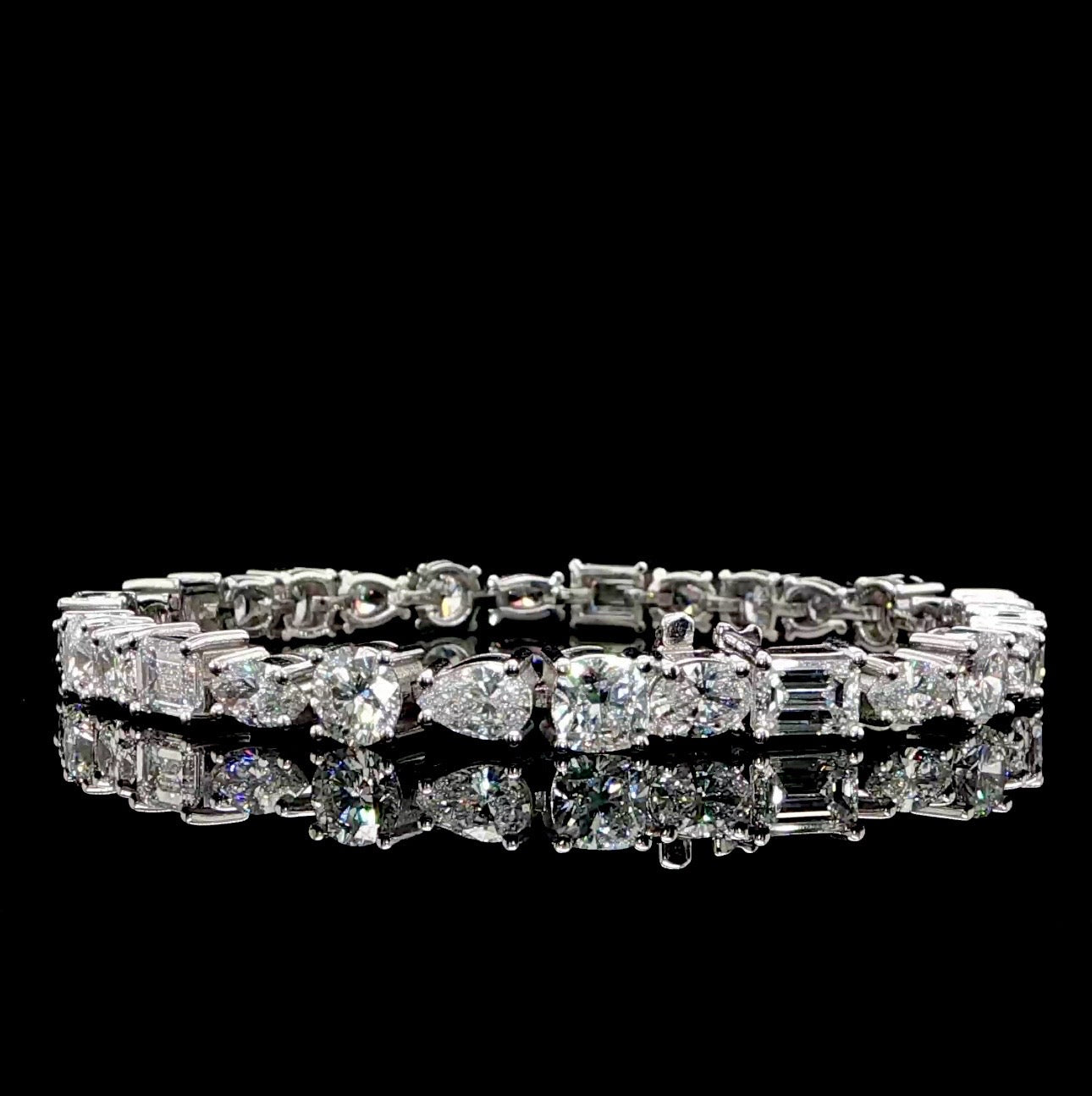 Multi-shape Diamond Bracelet