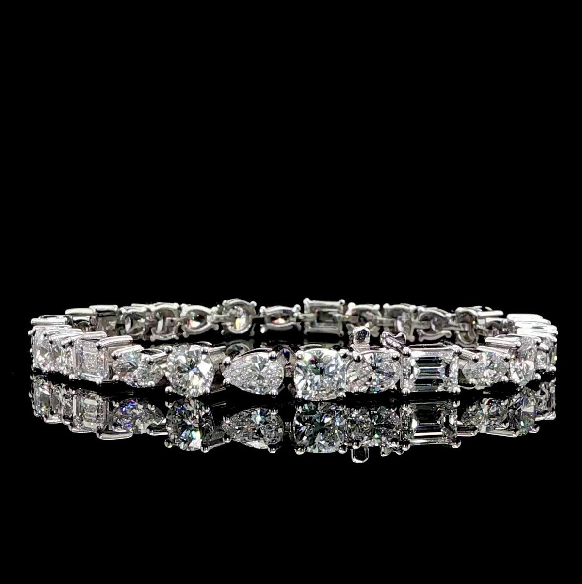 6mm Lab-Grown Diamond Tennis Bracelet for Men