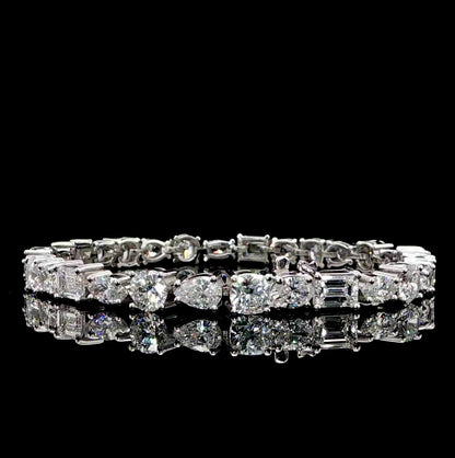 Multi-shape Diamond Bracelet