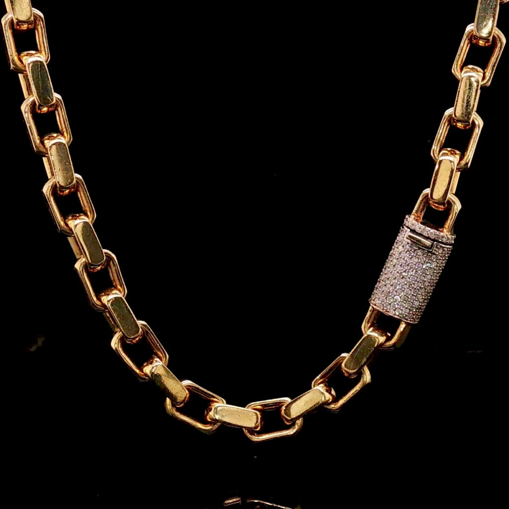 7MM Diamond Lock Rolo Link