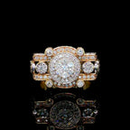 6.5 ct Diamond Mens Ring- il Castello 14k Gold