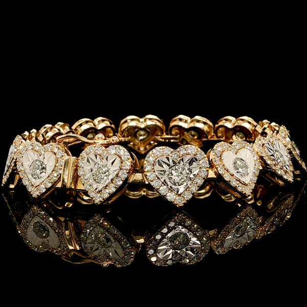 Diamond Heart Bracelet