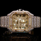 Diamond 19 CTW Cartier Santos Medium Two Tone