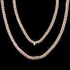 Diamond Cut Rose Gold Franco Chain