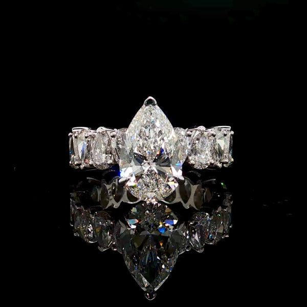 3CT Diamond Pear Eternity Band