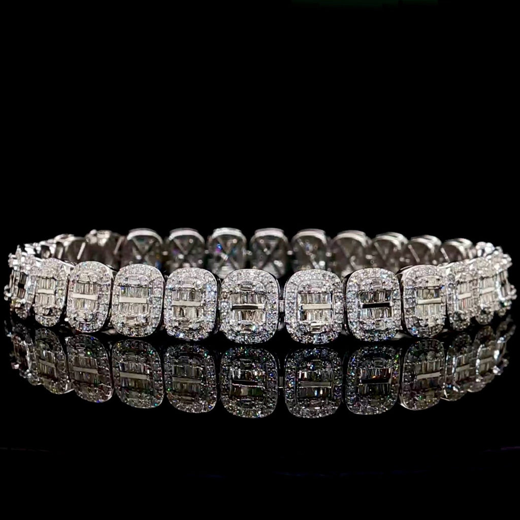 Men’s Baguette Diamond Bracelet