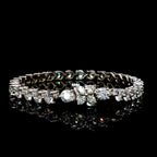 Natural Diamond Butterfly Tennis Bracelet