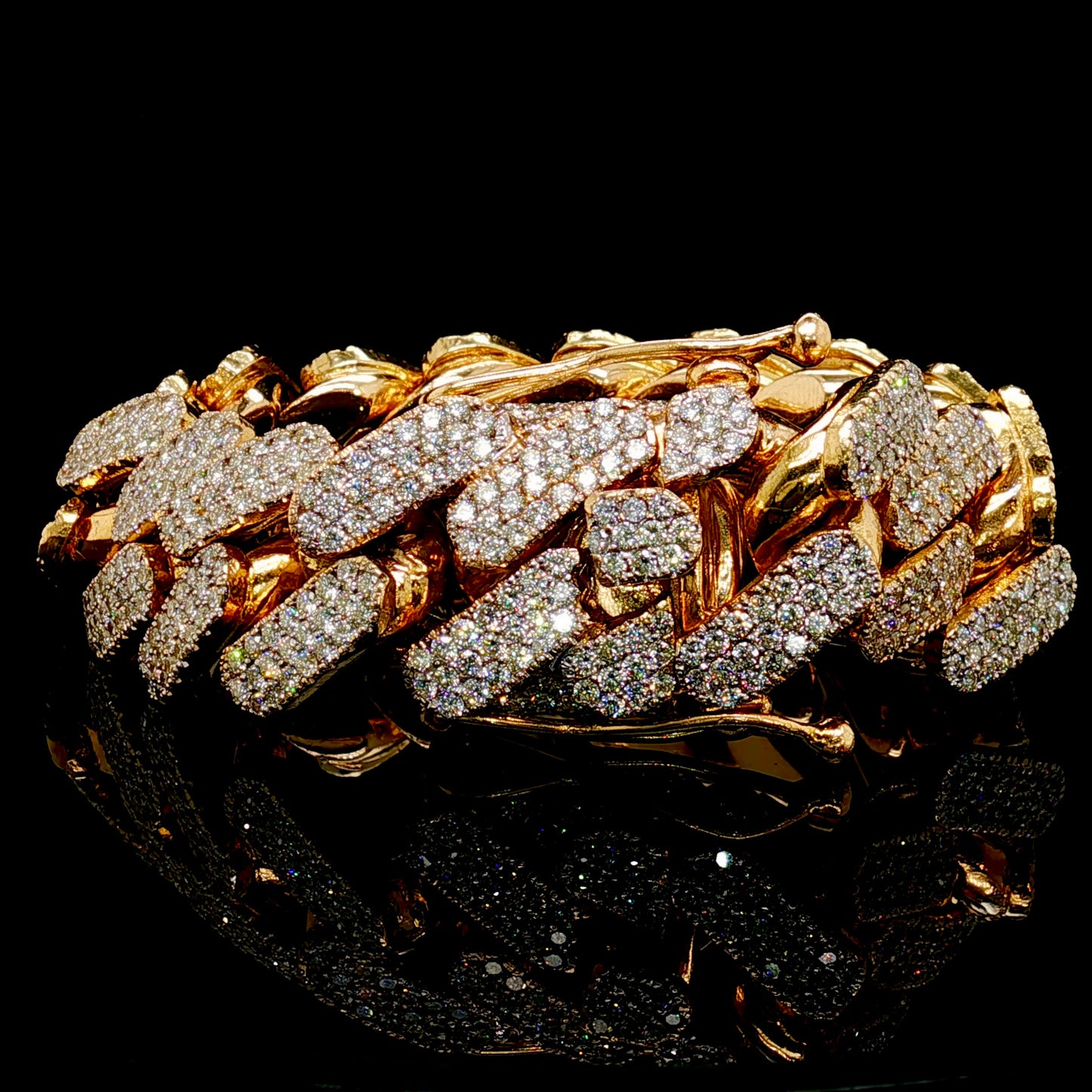 22MM Diamond Cuban Bracelet