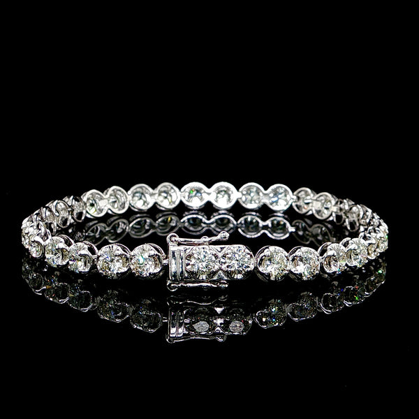 Natural Diamond Tennis Bracelet 5MM
