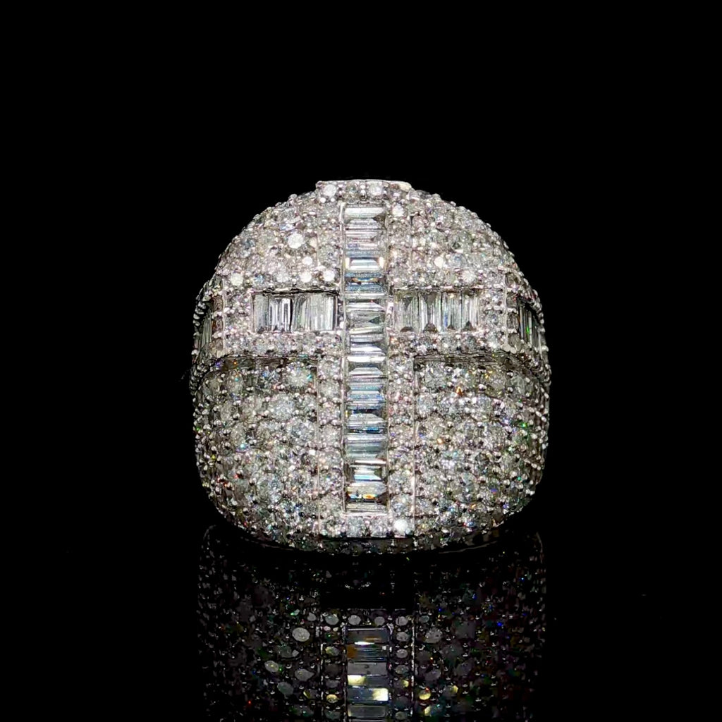 Diamond Cross Ring