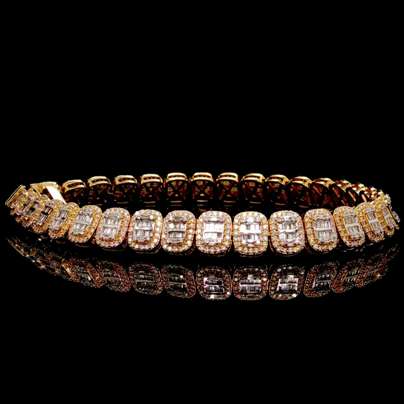 Men’s Baguette Diamond Bracelet