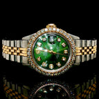 Ladies Rolex Datejust 26MM with 2 CTW Diamond Bezel
