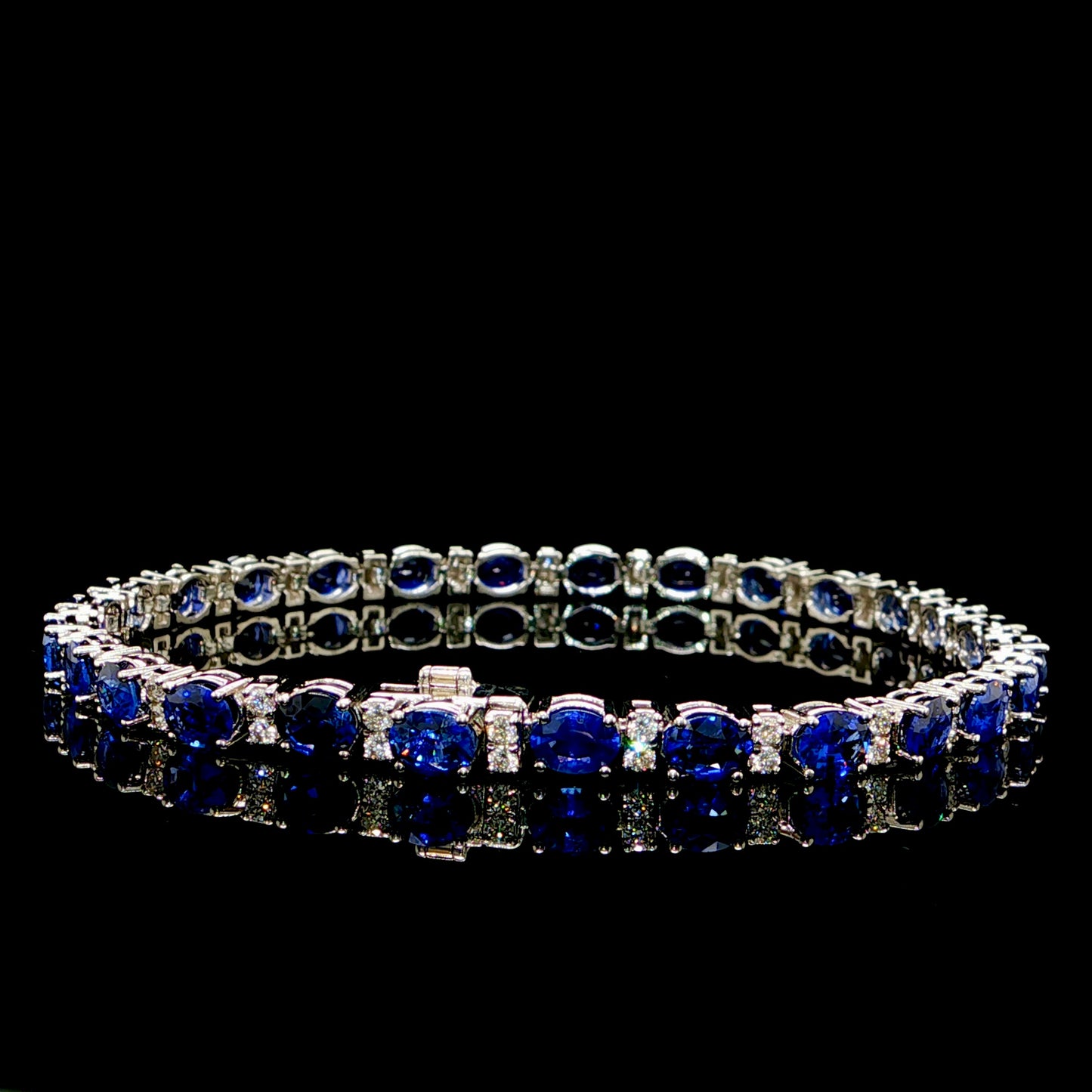 Sapphire and Diamond Bracelet
