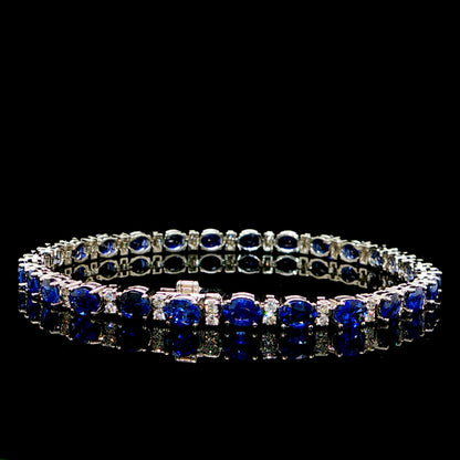 Sapphire and Diamond Bracelet