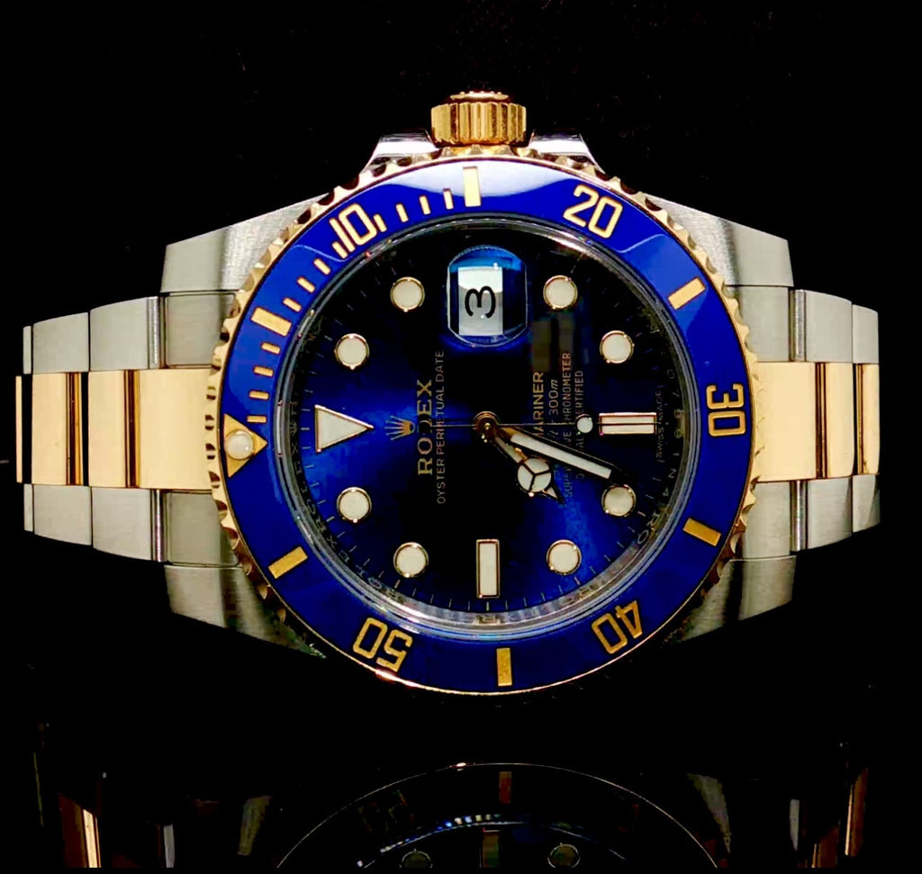 Two Tone Gold Rolex Submariner “Bluesy”