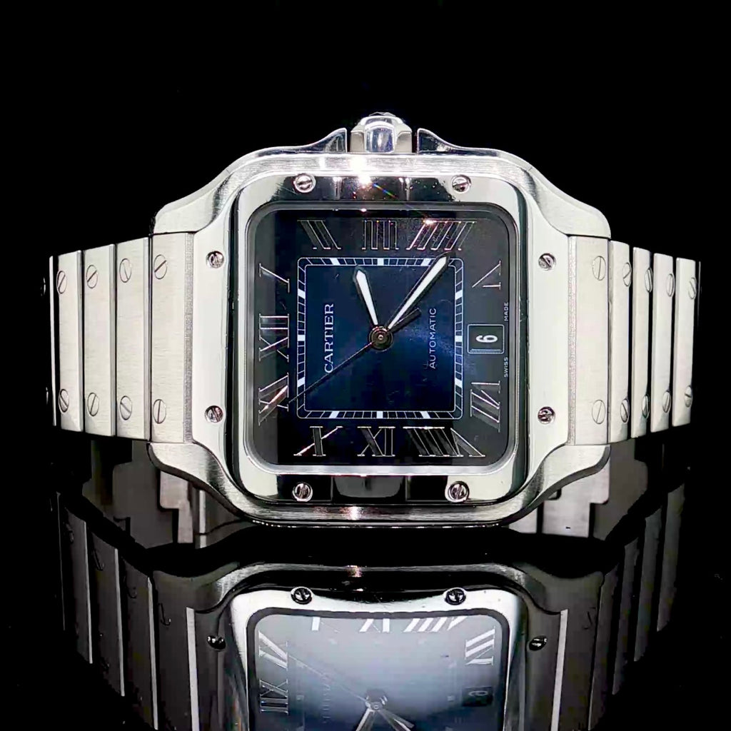 Cartier Santos Large Stainless Steel