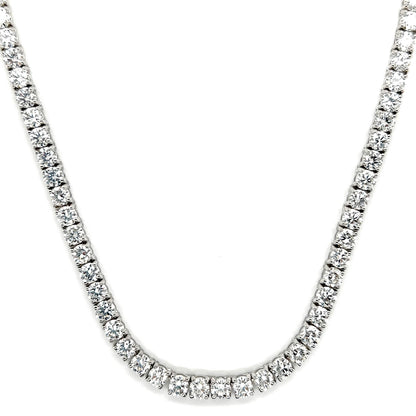 25 Pointer Diamond Tennis Necklace
