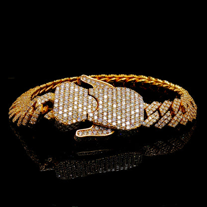 11MM Diamond Cuban Bracelet