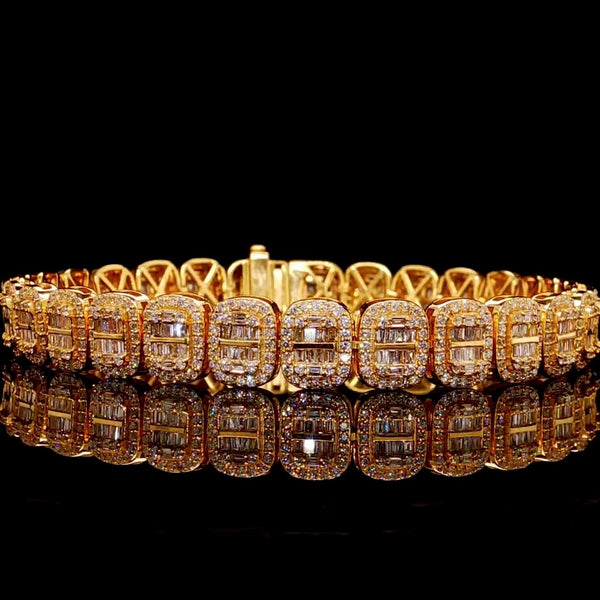 Men’s Baguette Diamond Bracelet